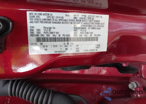 2013 Ford C-Max Hybrid Sel z USA, uszkodzony, nr VIN 1FADP5BU1DL552286